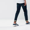 P&B Sleek Tinted Blue Skinny Denim