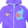 KK Elephant Zipper Purple Hoodie 2970