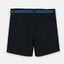 LC Dark Blue Side Tape Contrast Belt Shorts 1256