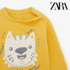 ZR Mustard Lion Face Super Funny Sweatshirt 975
