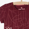 LS Never Look Back Maroon Tshirt 3527