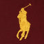 Big Yellow Pony Burgundy Polo 2324