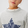 MNG Star Print Grey Sweatshirt 2956
