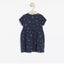 LDX Cherry Print Navy Blue Frock 3909