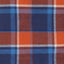 CRT Orange & Blue Big Boxes Check Full Sleeves Casual Shirt 3852