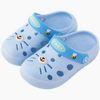 HFN Cat Face Sky Blue Slippers 3273