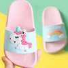 XINZL Pastel Blue Unicorn Slippers 2657