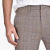 D&co Brown Check Slim Stretch Chino 1770