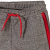 L&S Textured Grey Trouser with Red contrast Pocket 1026