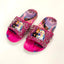 Frozen Shocking Pink Glitter Stones Top Slippers 2210