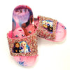 Frozen Light Pink Glitter Stones Top Slippers 2211