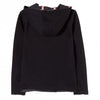 L&S Shimmering Black Rough Edges Hoodie 889