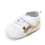 Valen Golden Side Design Girls White Shoes 2115