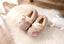 DMG Embroidered Alphabets Penguin Beige Warm Shoes 8163