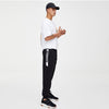 P&B Zip Pockets Technical Sports Black Trouser 2705