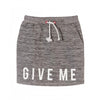 L&S Give Me a Break Grey Skirt 1745