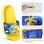 K.Bear I Love Fly Helicopter Super Soft Yellow Slippers 4889