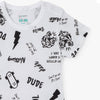 G&B All Over Cool Tiger White Tshirt 1522