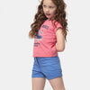 TX Lets Roll Sequence Pink Tshirt 1759