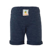 Bab Clb Ciao Summer Textured Navy Blue Shorts 1896