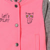 51015 Lets Play Embroidered Pink Girls Jacket 2760
