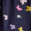 HM Multi Color Butterflies Navy Blue Frock 2238