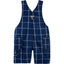 OSH Blue Check Cotton Shorts Dungaree 4042