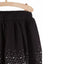 51015 Silver Glitter Black Skirt 3717