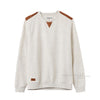 TRN Elbow Patches Bone White Sweatshirt 456