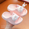 XZM Rabbit Face Light Pink Slippers 9415