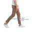 Cel Men's Camel Slim Fit Chino Pents