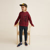 MNG Maroon Bicycle Printed Sweatshirt 11759
