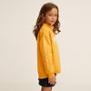 MNG Mustard What Printed Sweatshirt
