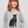 MNG Leopard Grey Sweatshirt for Girls