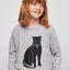 MNG Leopard Grey Sweatshirt for Girls