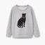 MNG Leopard Grey Sweatshirt for Girls