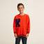 MNG Orange K Embroided Sweatshirt