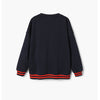 Navy blue Six Embroided Sweatshirt