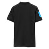 GRN 3D Lion Blue Embroidery Black Polo