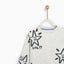 ZR Grey Star Printed Sweatshirt