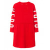 L&S Red Dress for Girls
