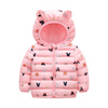 YH My Mickey Light Pink Light Weight Puffer Jacket 7961