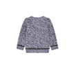 FF Lion And Aplic Textured Grey Sweater 7777