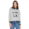 P&B LosAngeles Ladies Grey Sweat Shirt 8695