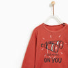ZR Printed Red I Got My Eyes on You TShirt