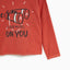 ZR Printed Red I Got My Eyes on You TShirt