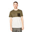 ZR Man Jacquard Texture Khaki T Shirt