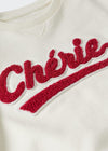 ZR Cherie Embroidered Off White Sweatshirt 9895