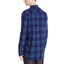QS Men's Yardbite Buffalo Long Sleeve Blue Plaid Shirt