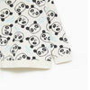 ZR Ecru White Panda Sweatshirt 11753